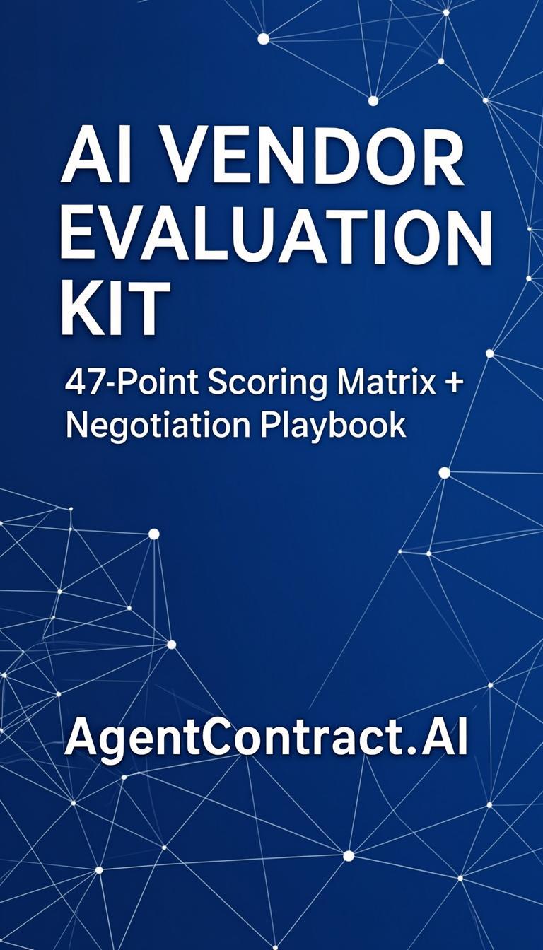 AI Vendor Evaluation Kit: 47-Point Scoring Matrix + Negotiation Playbook